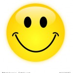 glossy smiley, vector